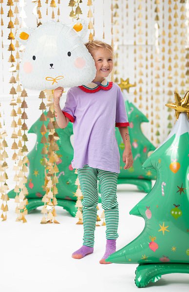 Helium Ballon Kerstboom Leeg 94cm van Partydeco koop je bij Partywinkel