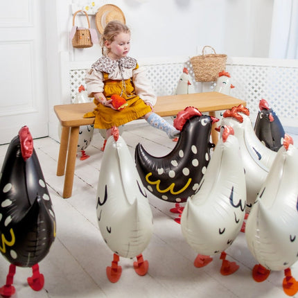 Helium Ballon Kip Leeg 45cm van Partydeco koop je bij Partywinkel