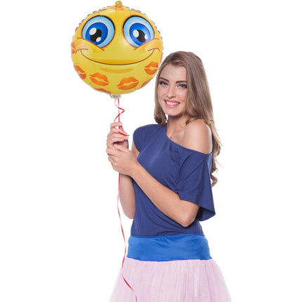 Helium Ballon Kusjes 43cm leeg - Partywinkel - 8714572607339