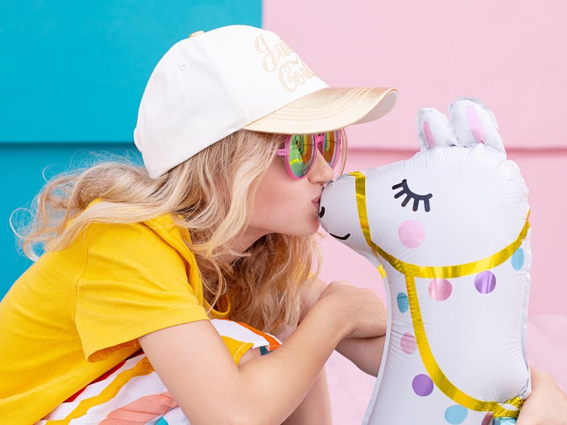 Helium Ballon Lama Leeg 61cm van Partydeco koop je bij Partywinkel