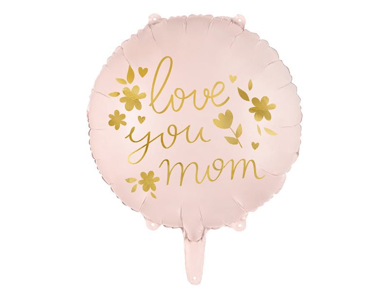 Helium Ballon Love You Mom Leeg 45cm van Partydeco koop je bij Partywinkel