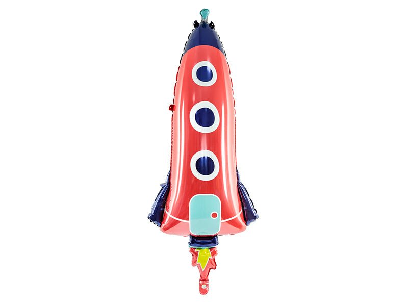 Helium Ballon Raket Leeg 1,15m van Partydeco koop je bij Partywinkel