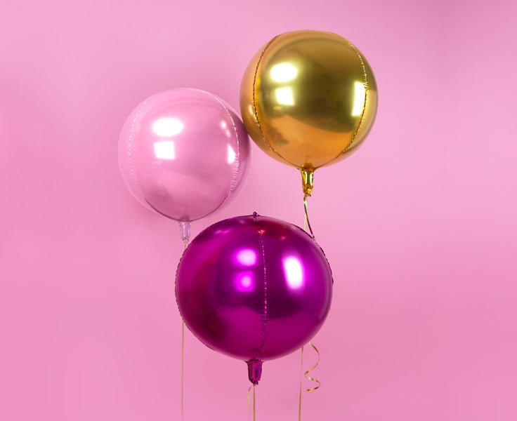 Helium Ballon Rond Lichtroze Leeg 40cm van Partydeco koop je bij Partywinkel