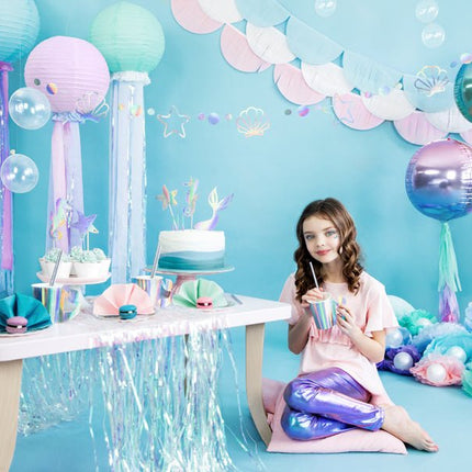 Helium Ballon Rond Violet Blauw Leeg 35cm van Partydeco koop je bij Partywinkel