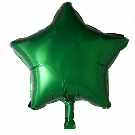 Helium Ballon Ster Groen 46cm leeg van WeFiesta koop je bij Partywinkel