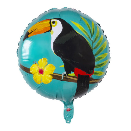 Helium Ballon Toekan Dubbelzijdig Leeg 45cm van Boland koop je bij Partywinkel