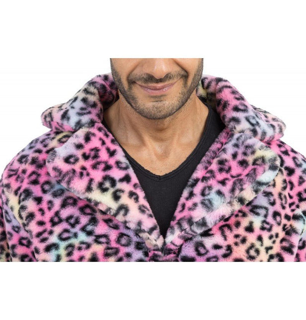 Herenjas – Multicolor Luipaardprint van CHAKS koop je bij Partywinkel