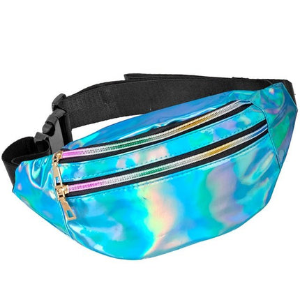 Heuptas Blauw Holografisch van Widmann koop je bij Partywinkel