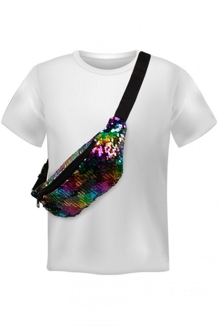 Heuptasje Multicolour Pailletten van PartyXplosion koop je bij Partywinkel