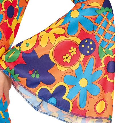 Hippie 60S Kostuum Dames Bloemen 3 delig van Fiestas Guirca koop je bij Partywinkel