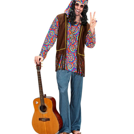 Hippie 60S Kostuum Heren 5 delig - Partywinkel - 8003558754014