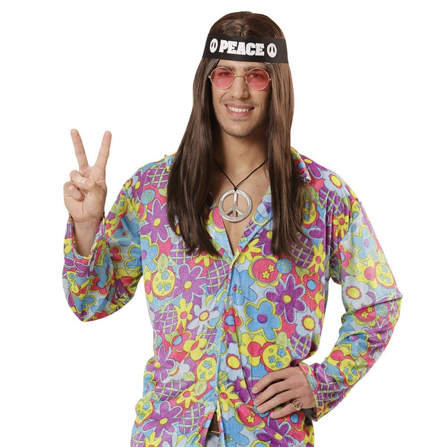 Hippie 60S Verkleedset 3 delig van Widmann koop je bij Partywinkel