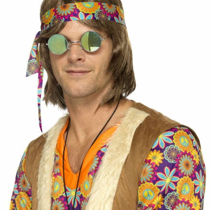 Hippie Bril Spiegelglas van Smiffys koop je bij Partywinkel
