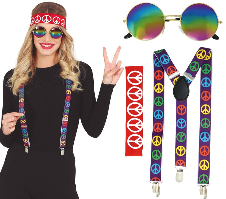 Hippie Set 3st van Fiestas Guirca koop je bij Partywinkel