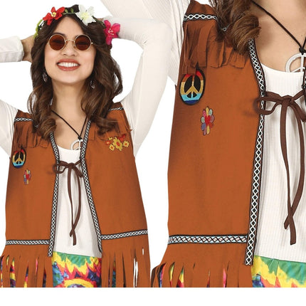 Hippie Vest M van Fiestas Guirca koop je bij Partywinkel