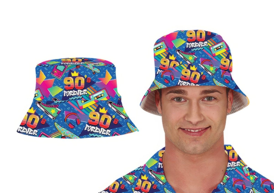 Hoed Blauw 90'S van Fiestas Guirca koop je bij Partywinkel