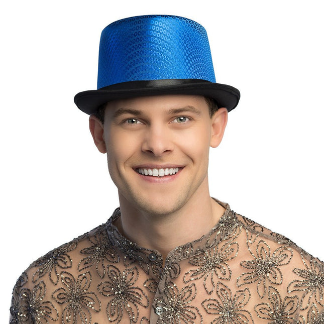 Hoed Caprice blauw van Boland koop je bij Partywinkel