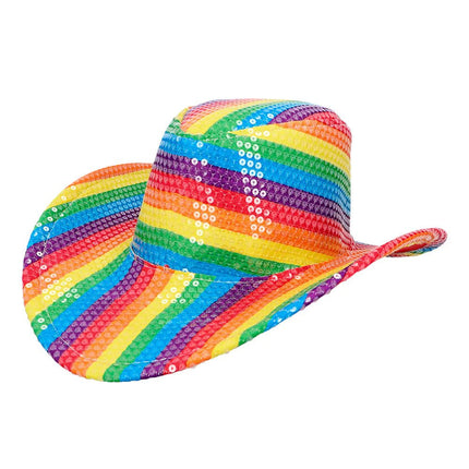 Hoed Regenboog Cowboy van Boland koop je bij Partywinkel