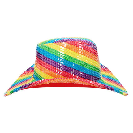 Hoed Regenboog Cowboy van Boland koop je bij Partywinkel