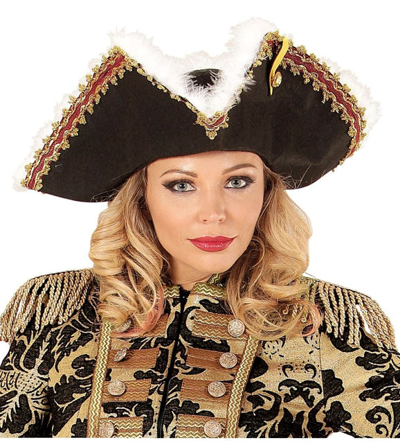 Hoed Tricorn Kapitein van Widmann koop je bij Partywinkel