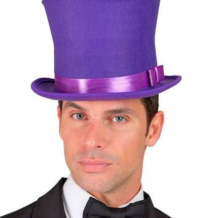 Hoge Hoed Paars van Widmann koop je bij Partywinkel