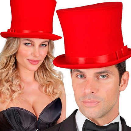 Hoge Hoed Rood van Widmann koop je bij Partywinkel