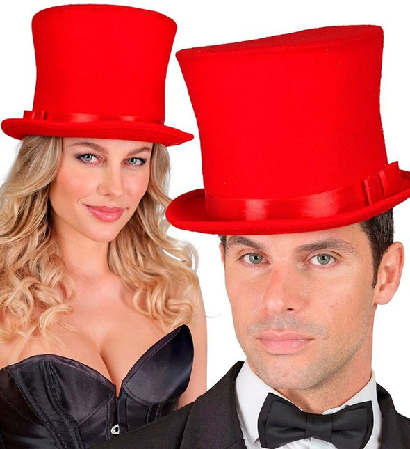 Hoge Hoed Rood van Widmann koop je bij Partywinkel