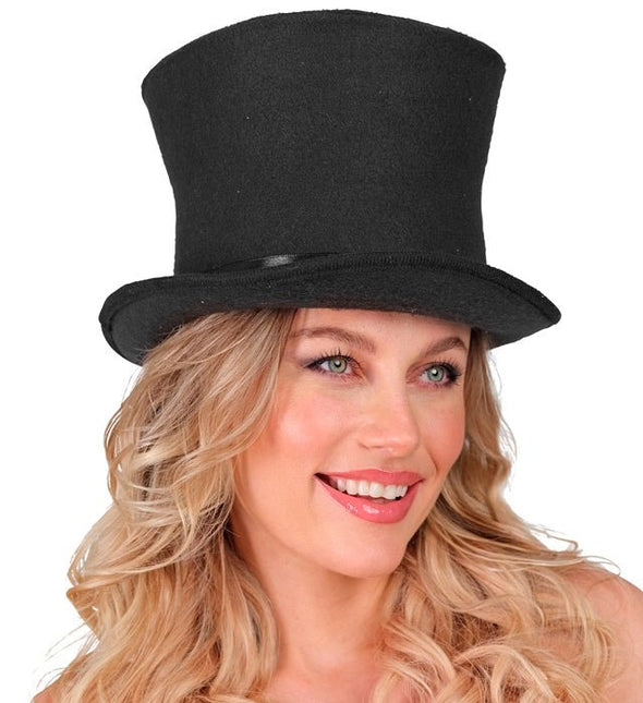 Hoge Hoed Zwart van Widmann koop je bij Partywinkel