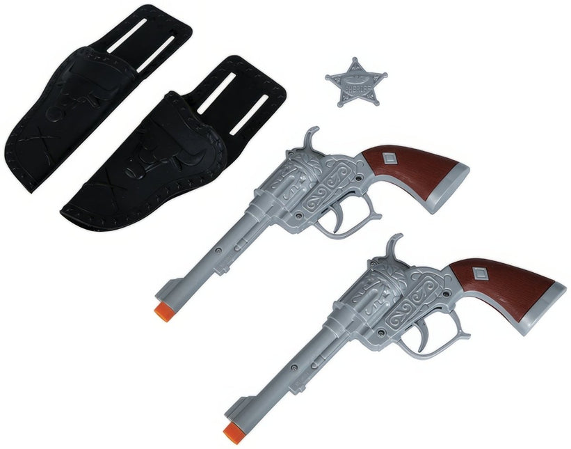 Holster Met Pistolen 24cm van Fiestas Guirca koop je bij Partywinkel