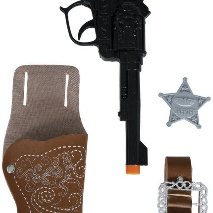 Holster Met Pistool 24cm van Fiestas Guirca koop je bij Partywinkel