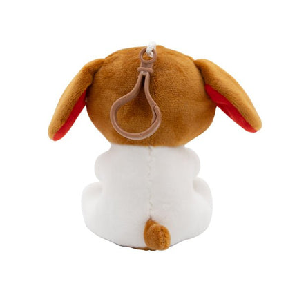 Hond Ballon Gewicht Bruin Wit 2 - In - 1 Knuffel 11cm van Riethmueller koop je bij Partywinkel