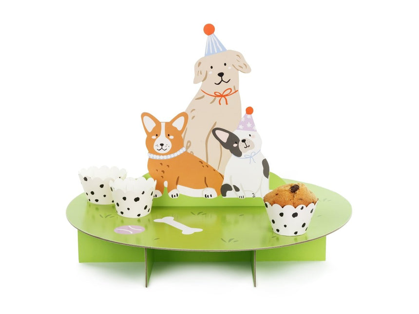 Hond Cupcake Toppers 45cm van Partydeco koop je bij Partywinkel