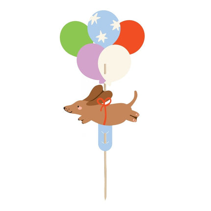 Hond Taarttopper 17cm van Partydeco koop je bij Partywinkel