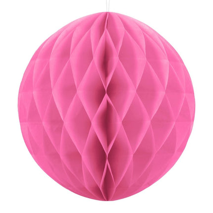Honeycomb Bal Roze 20cm van Partydeco koop je bij Partywinkel