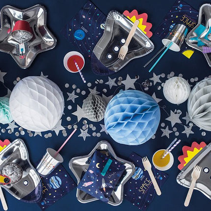 Honeycomb Bal Wit 10cm van Partydeco koop je bij Partywinkel