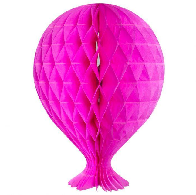 Honeycomb Ballon Fuchsia 37cm van Folat koop je bij Partywinkel
