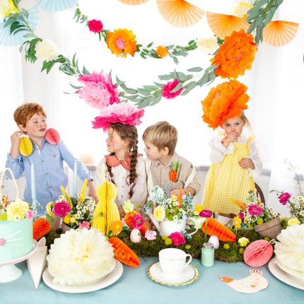Honeycomb Wortel 20cm van Partydeco koop je bij Partywinkel
