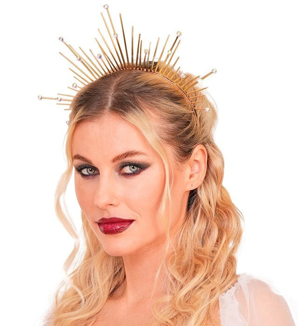 HOOFDBAND HALO GOUD van Widmann koop je bij Partywinkel