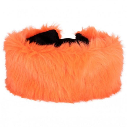 Hoofdband Pluche Orange van PartyXplosion koop je bij Partywinkel