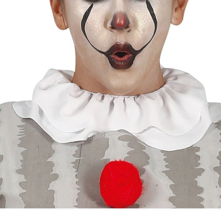 Horror Clown Halloween Kostuum Dames Grijs van Fiestas Guirca koop je bij Partywinkel