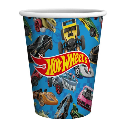 Kubki Hot Wheels, niebieskie, 250 ml, 8 szt.