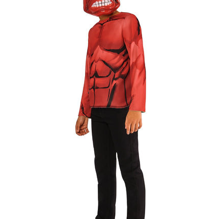 Dziecięca dwustronna koszulka i maski Hulka