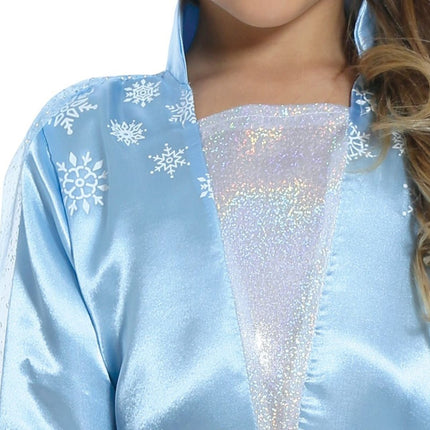Ijsprinsessenjurk Elsa Kind Blauw van Fiestas Guirca koop je bij Partywinkel