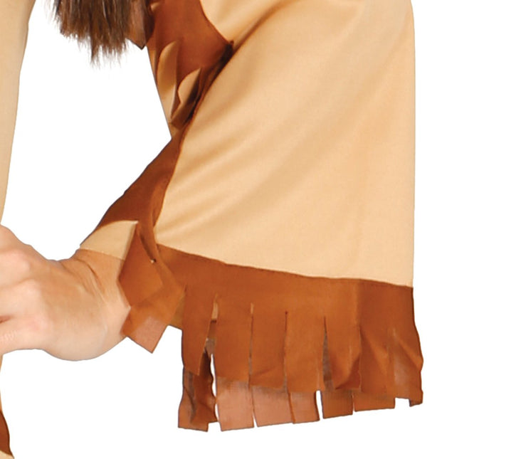 Indiaanse Jurk Bruin Dames 2 delig van Fiestas Guirca koop je bij Partywinkel