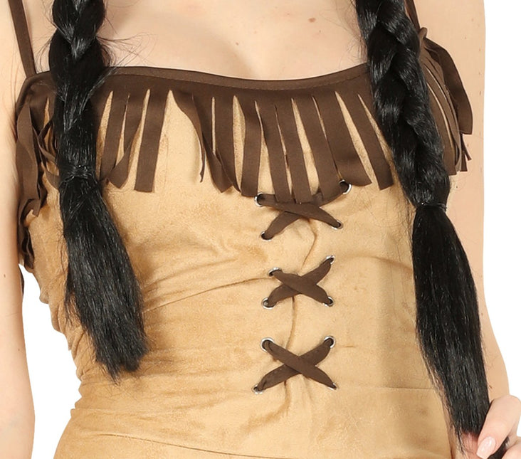 Indiaanse Jurk Dames Kort - Partywinkel - 8434077807385