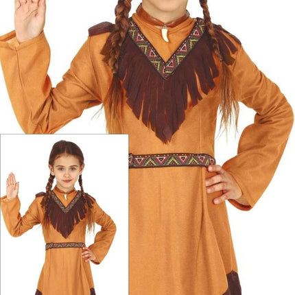 Indiaas Meisje Kostuum Bruin van Fiestas Guirca koop je bij Partywinkel