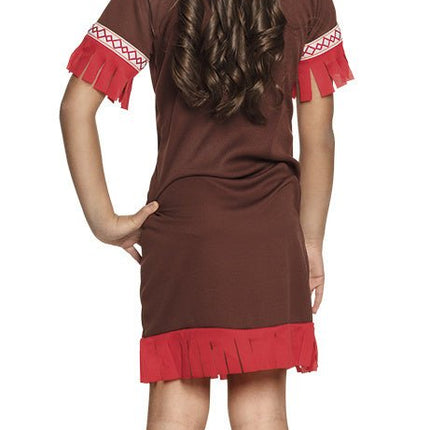 Indianen Jurk Kind Rood van Boland koop je bij Partywinkel