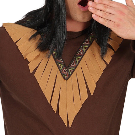 Indianen Kostuum Bruin Heren 2 delig van Fiestas Guirca koop je bij Partywinkel