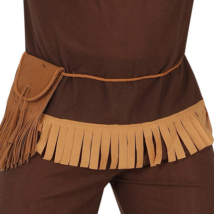 Indianen Kostuum Bruin Heren 2 delig van Fiestas Guirca koop je bij Partywinkel