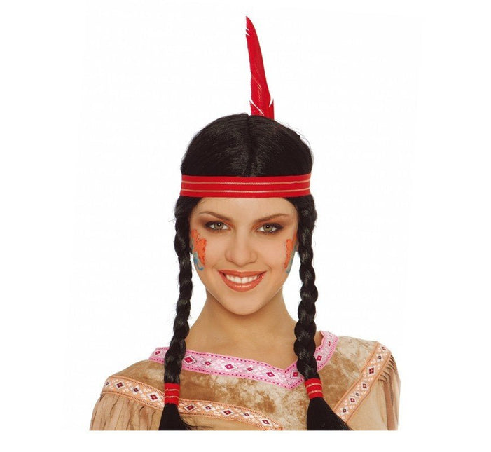 Indianen Pruik Dames - Partywinkel - 8434077041680